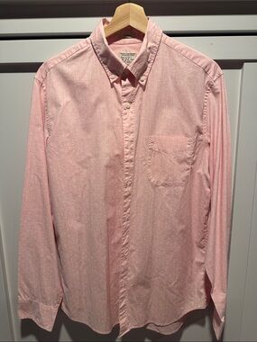 J. Crew Men’s Pink Dot Button-Down Shirt